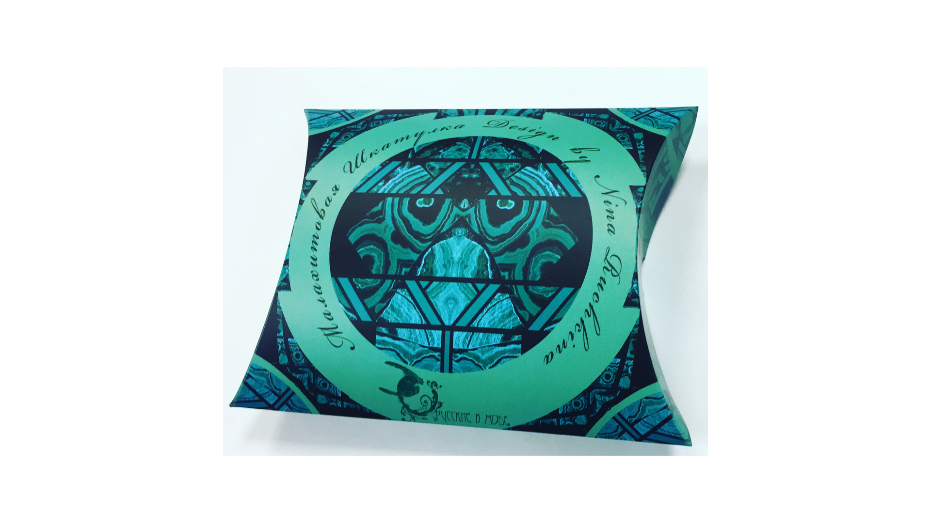 Платок сувенирный МД Нины Ручкиной Малахитовая шкатулка с ручной ...