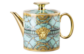 Чайник Rosenthal Versace Ла Скала 1,3л, фарфор, зеленый