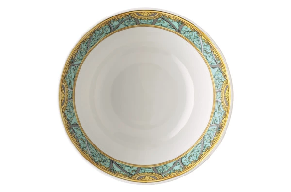 Чаша для закусок Rosenthal Versace Ла Скала 15 см, фарфор, зеленая