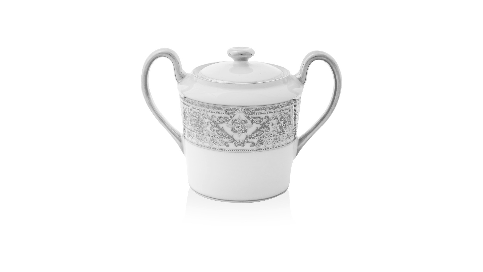 Сервиз чайный Haviland Матиньон на 6 персон 22 предмета, белый, платиновый декор