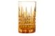 Стакан для воды ГХЗ Чайный Медовый спас 250 мл, хрусталь, янтарный
