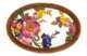 Поднос круглый Mackenzie-Childs Flower Market 37 см, сталь нержавеющая