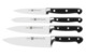 Набор кухонных ножей Zwilling Professional S, 4 шт, сталь нержавеющая
