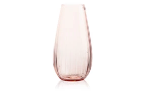 Ваза Bohemia Crystal Оптика 24,5 см, стекло, красный