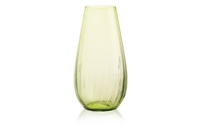 Ваза Bohemia Crystal Оптика 24,5 см, стекло, зеленый