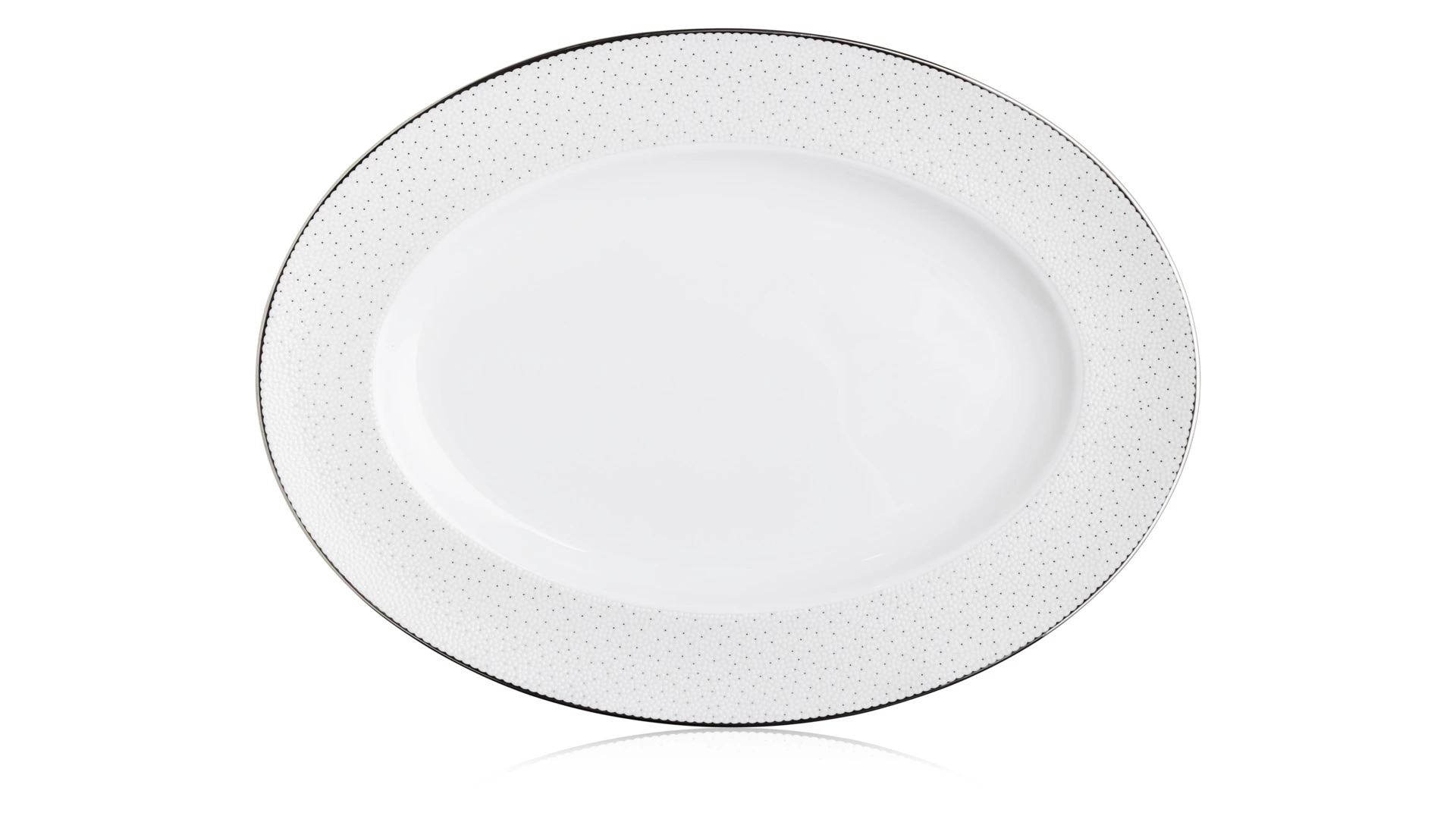 Блюдо овальное Noritake Брум-стрит 31 см, фарфор костяной