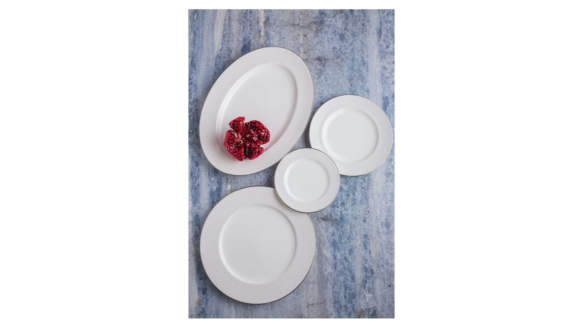 Блюдо овальное Noritake Брум-стрит 31 см, фарфор костяной