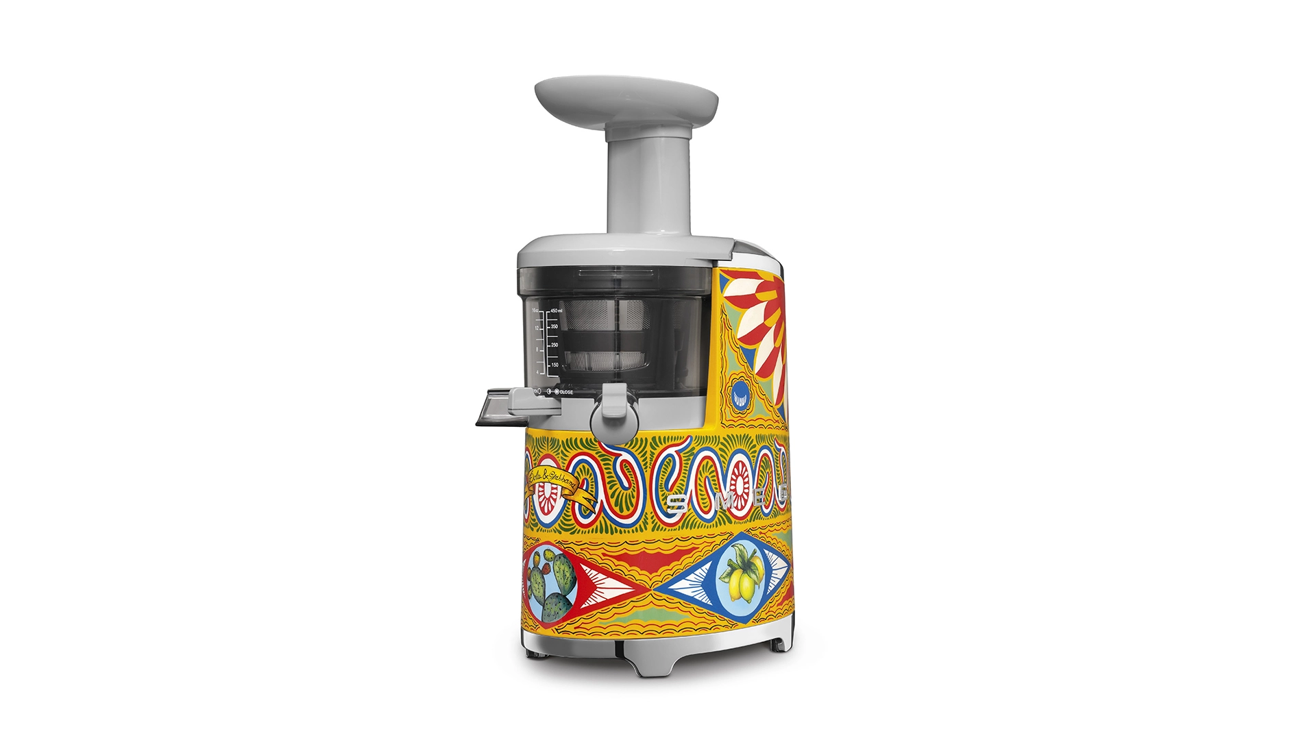 Соковыжималка шнековая SMEG D&G SJF01DGEU Sicily is my Love, желтая