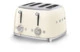 Тостер на 4 ломтика SMEG TSF03CREU, 2100 Вт, кремовый