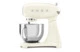 Миксер планетарный SMEG SMF03CREU, 800 Вт, чаша стальная 4,8л, 3 насадки, алюминий литой, кремовый