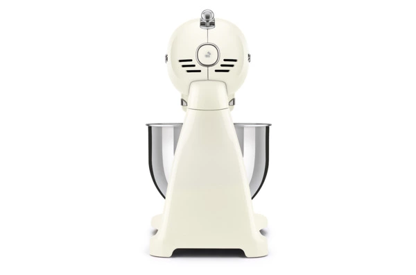 Миксер планетарный SMEG SMF03CREU, 800 Вт, чаша стальная 4,8л, 3 насадки, алюминий литой, кремовый
