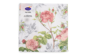 Салфетки бумажные трехслойные Duni Garden Pride 33х33 см, бумага