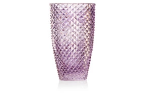 Ваза Cristal de Paris Диамант 30 см, фиолетовая