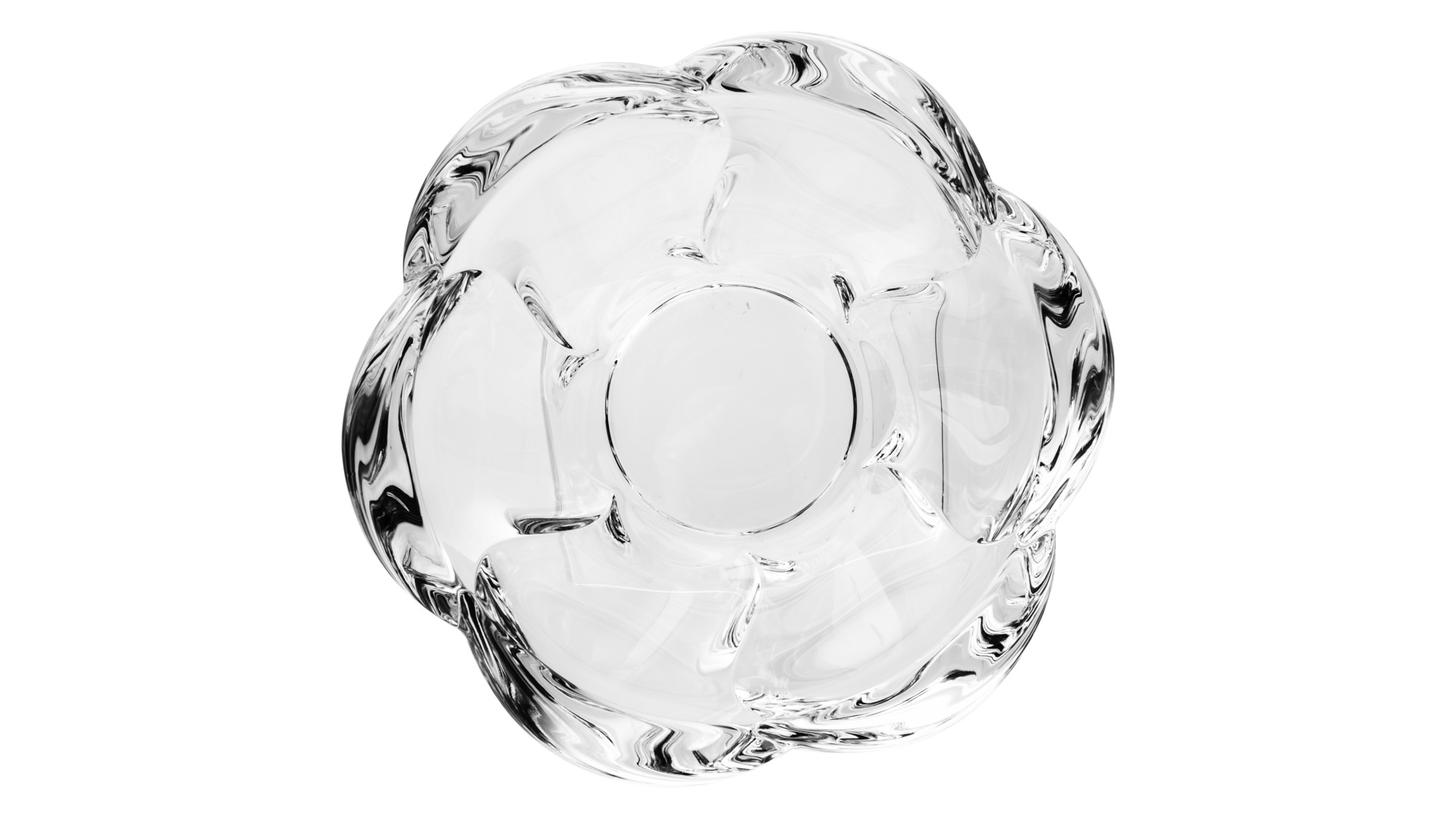 Чаша Cristal de Paris Твист 20х8 см