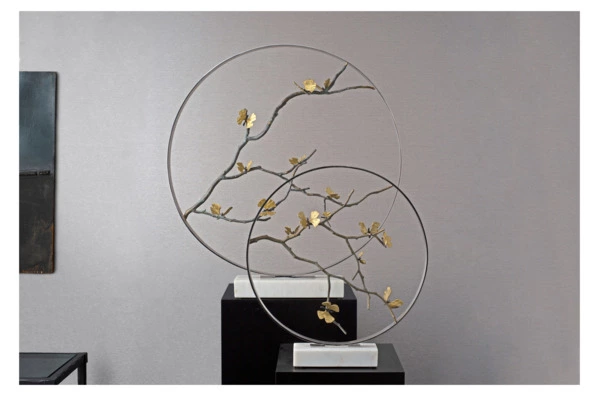 Арт-объект Michael Aram Лунные врата Бабочки гинкго 56 см