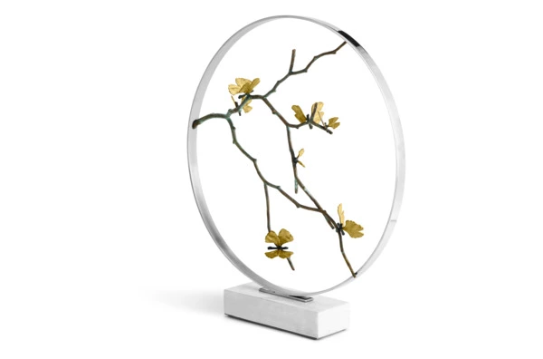 Арт-объект Michael Aram Лунные врата Бабочки гинкго 56 см