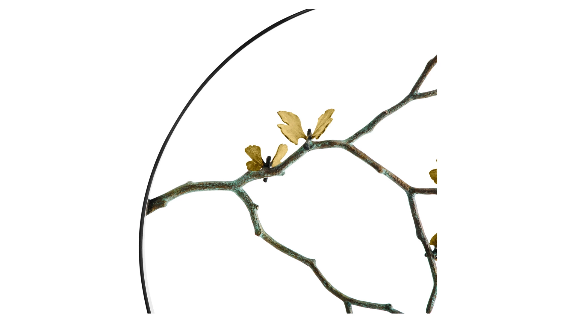 Арт-объект Michael Aram Лунные врата Бабочки гинкго 56 см