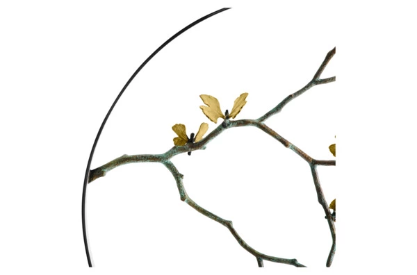 Арт-объект Michael Aram Лунные врата Бабочки гинкго 56 см