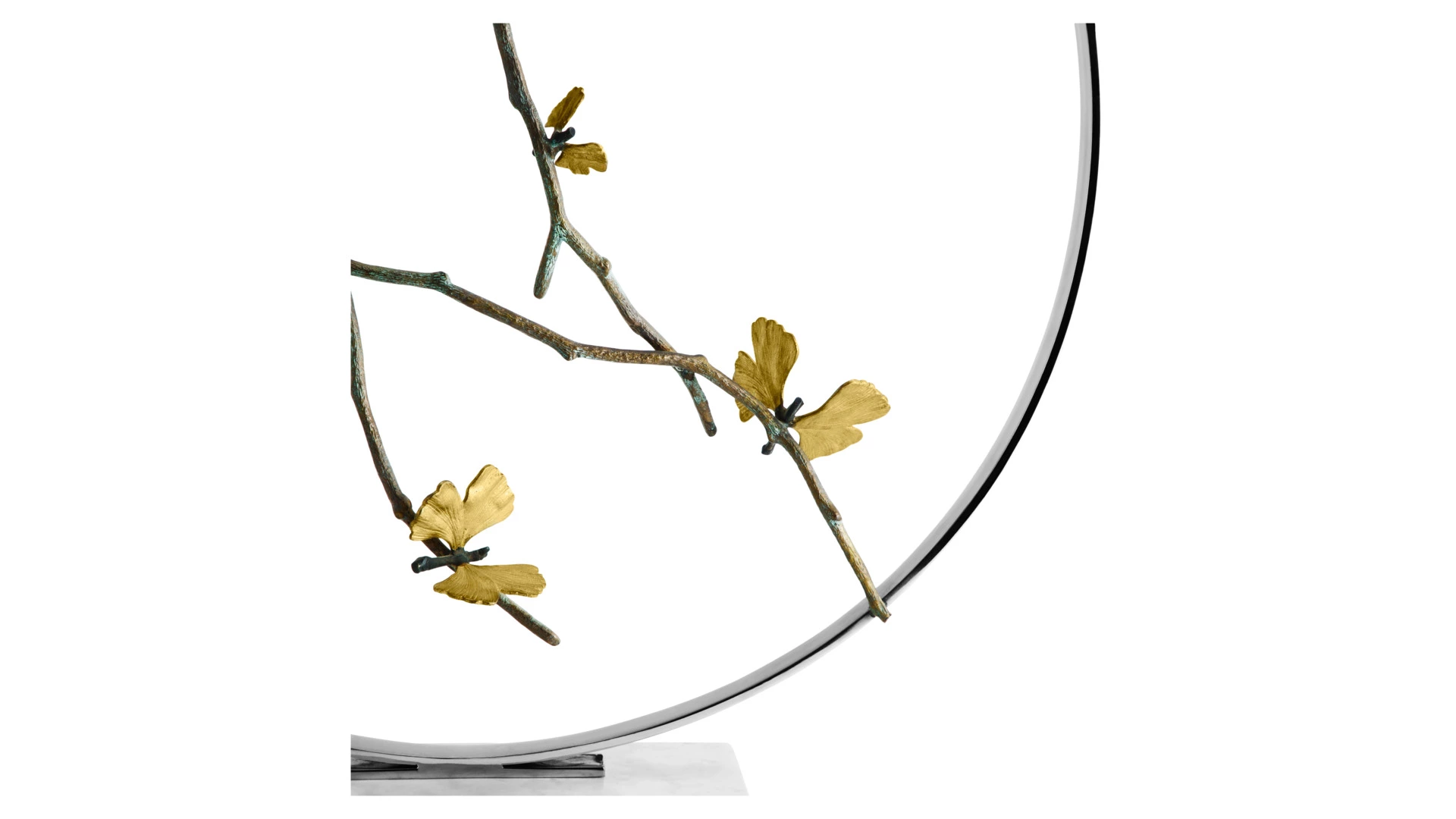 Арт-объект Michael Aram Лунные врата Бабочки гинкго 56 см