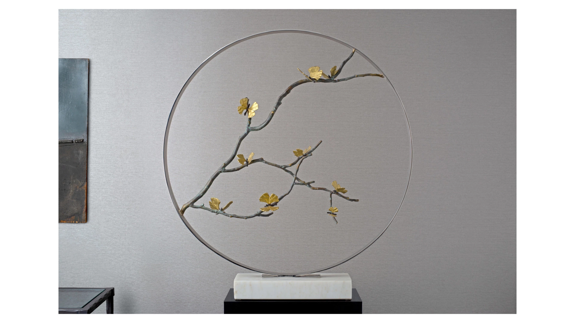 Арт-объект Michael Aram Лунные врата Бабочки гинкго 56 см