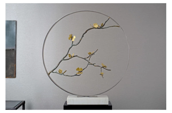 Арт-объект Michael Aram Лунные врата Бабочки гинкго 56 см