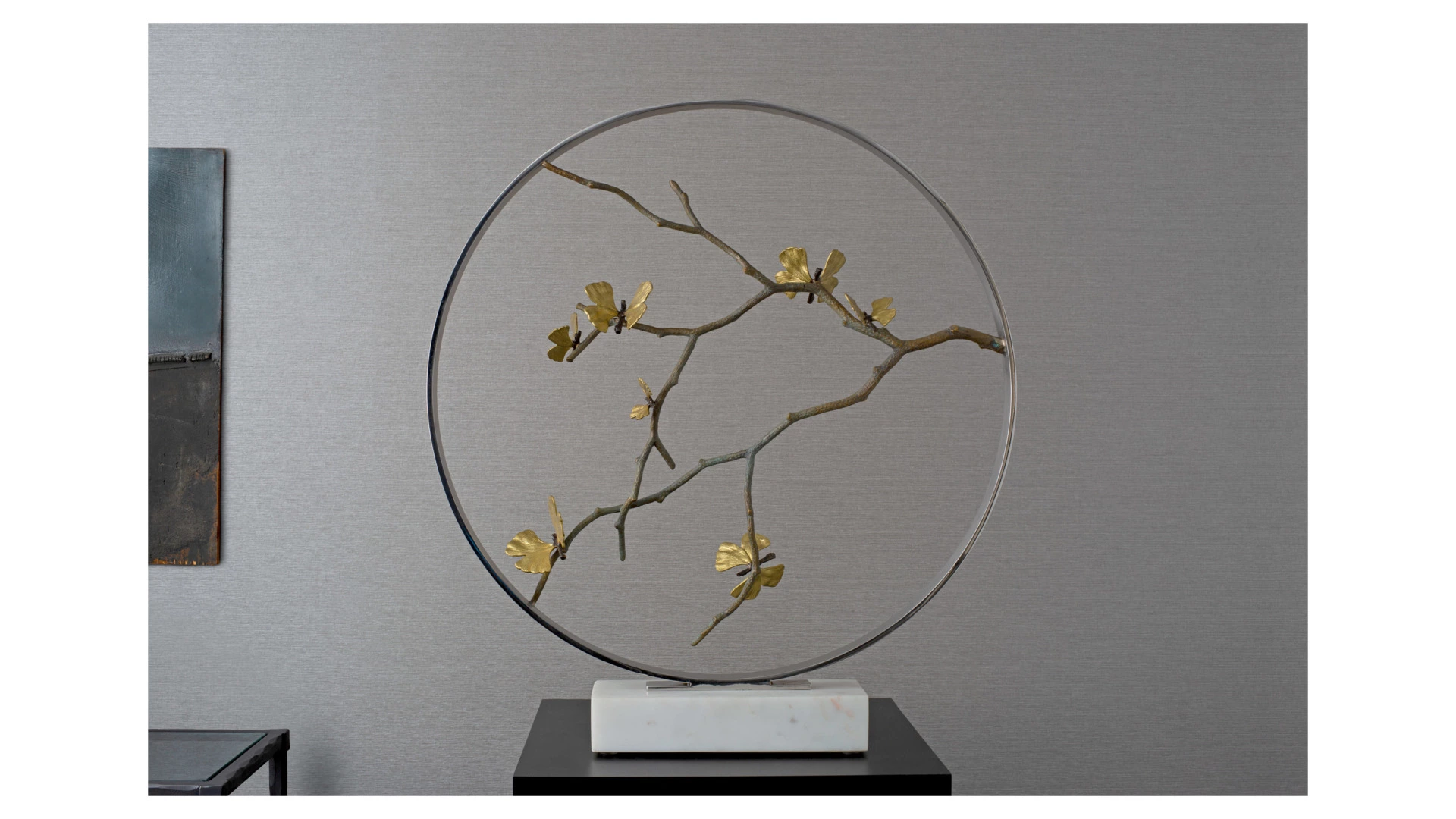 Арт-объект Michael Aram Лунные врата Бабочки гинкго 56 см