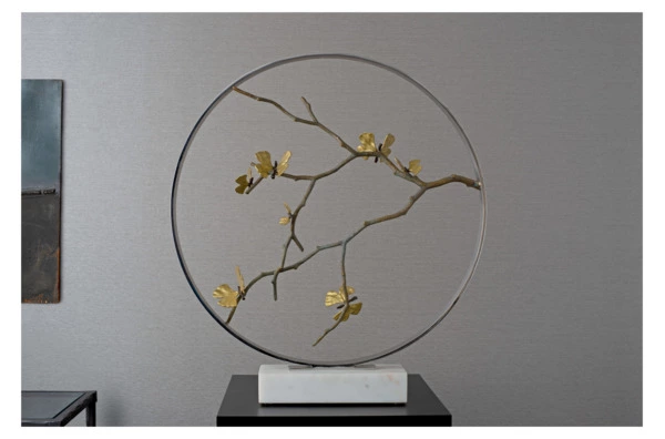 Арт-объект Michael Aram Лунные врата Бабочки гинкго 56 см