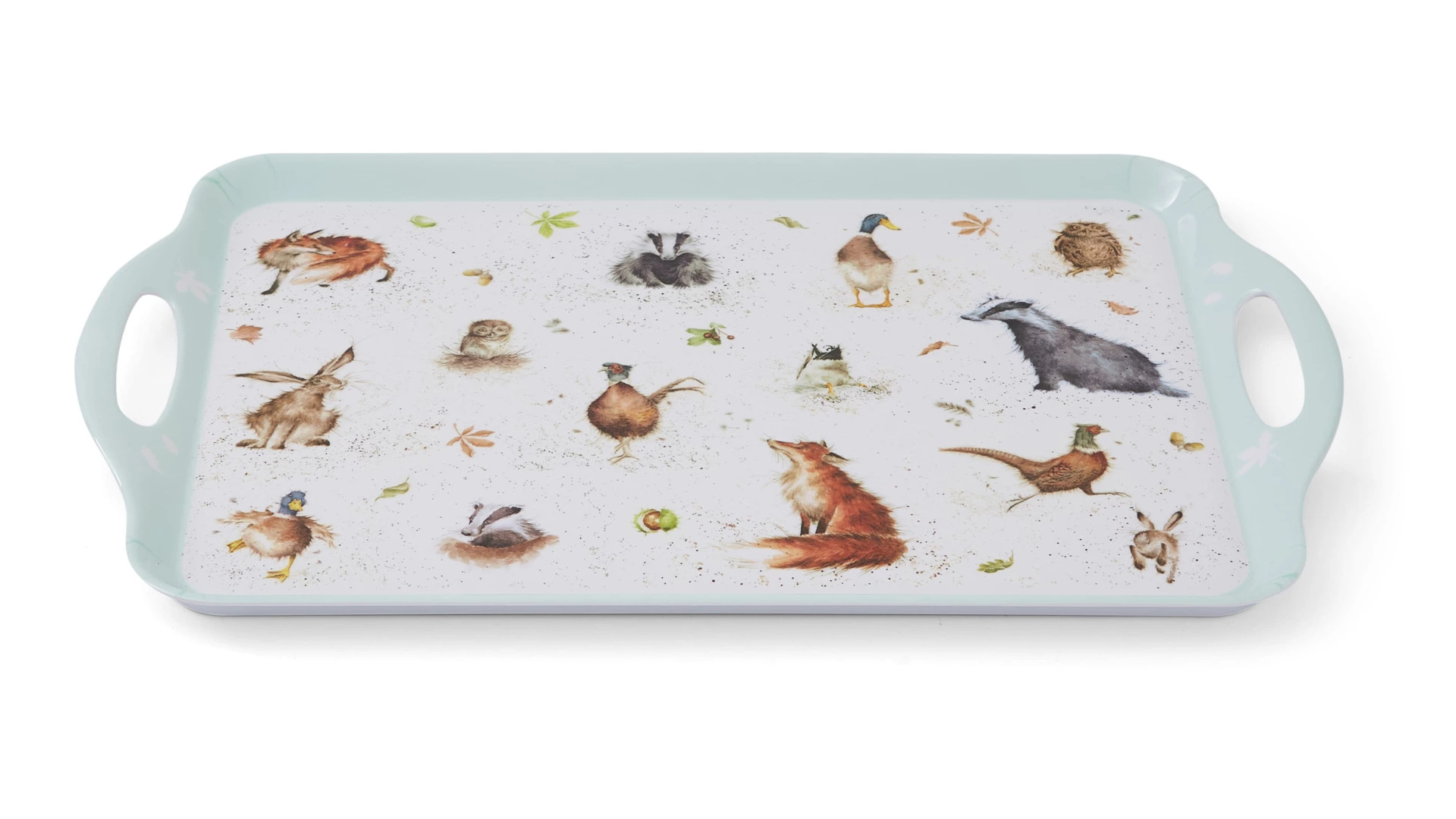 Поднос прямоугольный с ручками Pimpernel Забавная фауна 48х29,5 см