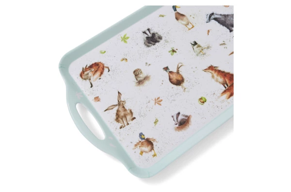 Поднос прямоугольный с ручками Pimpernel Забавная фауна 48х29,5 см