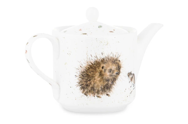 Чайник Royal Worcester Забавная фауна Ёжик и мышки 600 мл, фарфор костяной
