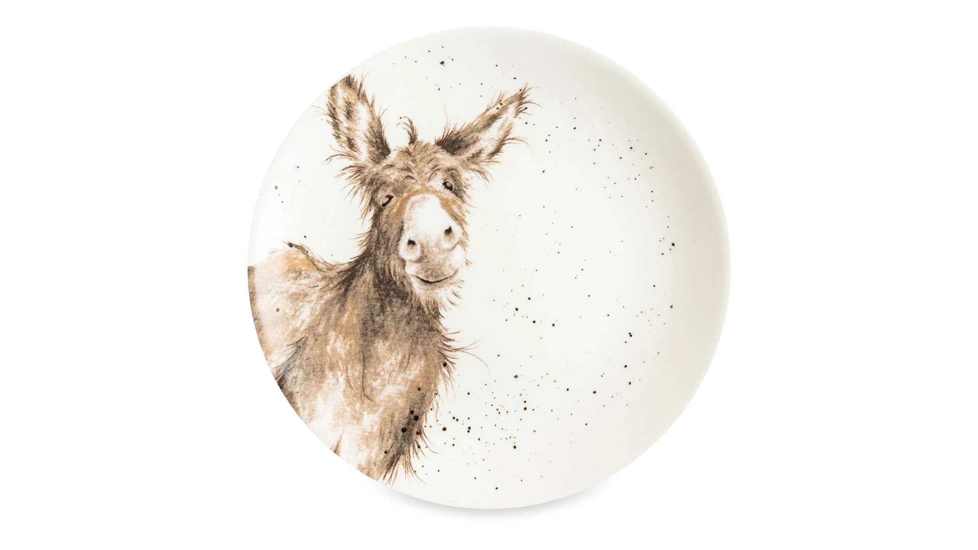 Тарелка десертная Royal Worcester Забавная фауна Ослик 16,5 см, фарфор костяной