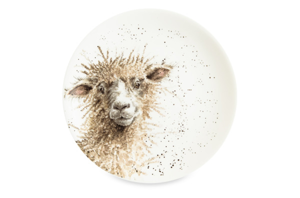 Тарелка десертная Royal Worcester Забавная фауна. Овца 16,5см