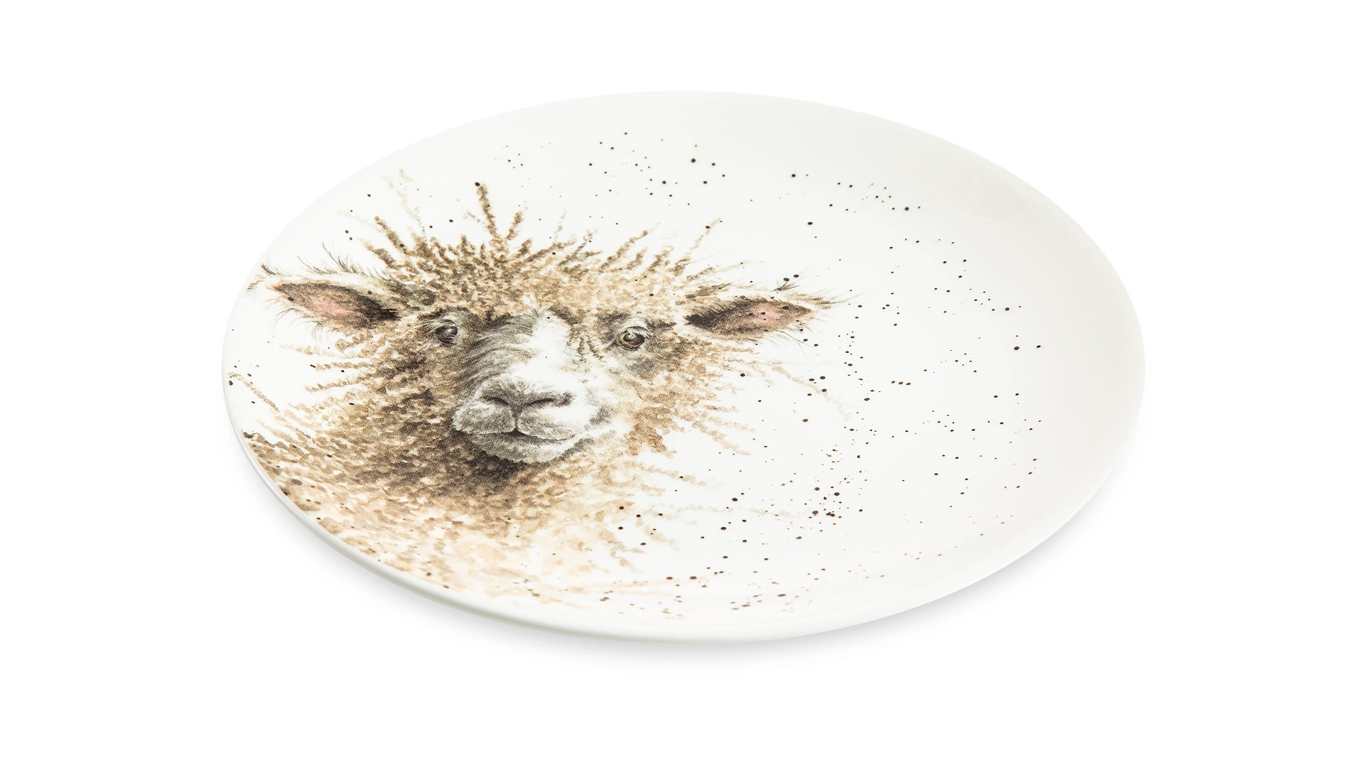 Тарелка десертная Royal Worcester Забавная фауна Овца 16,5 см, фарфор костяной