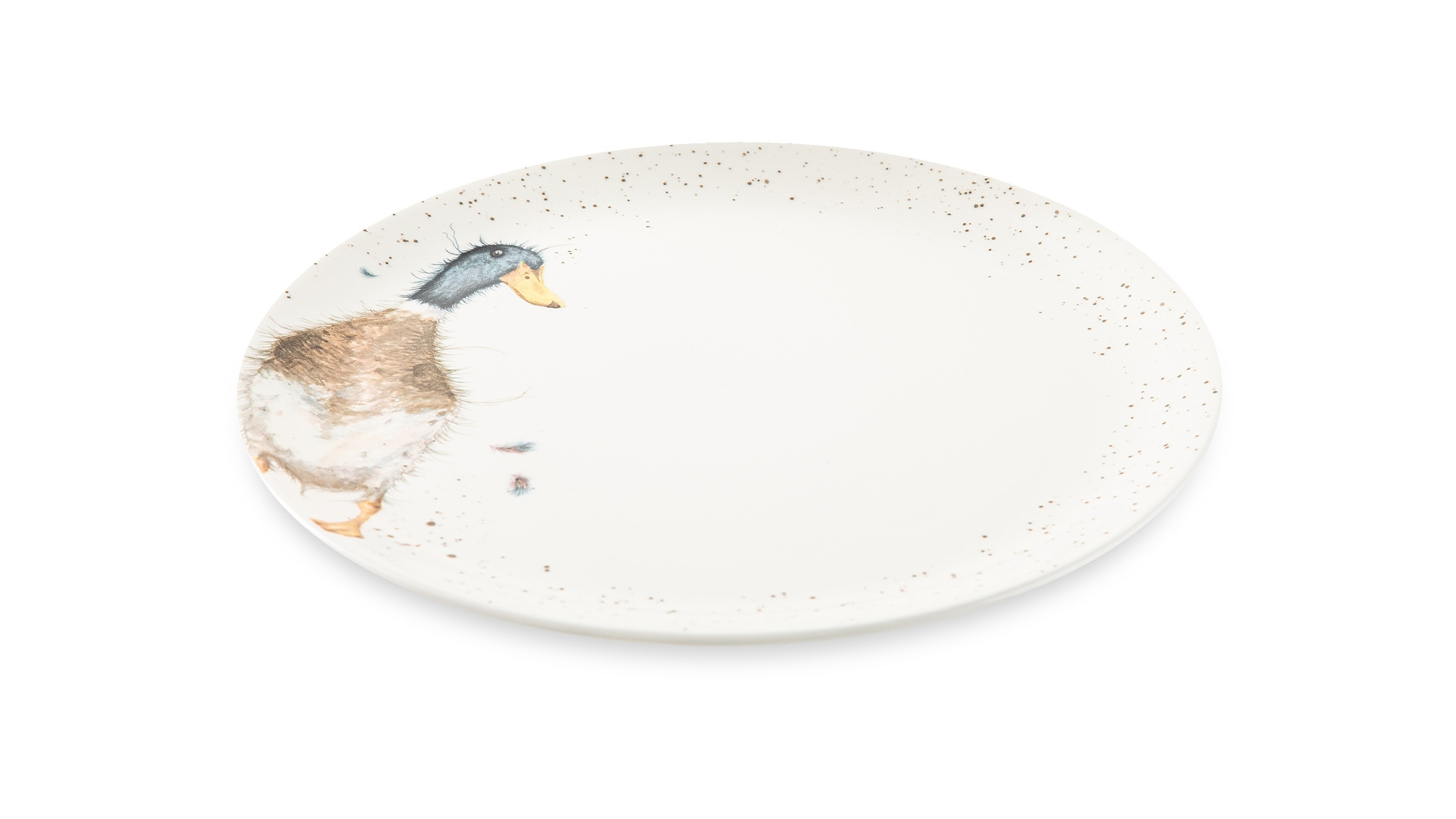 Тарелка обеденная Royal Worcester Забавная фауна Утка 27 см