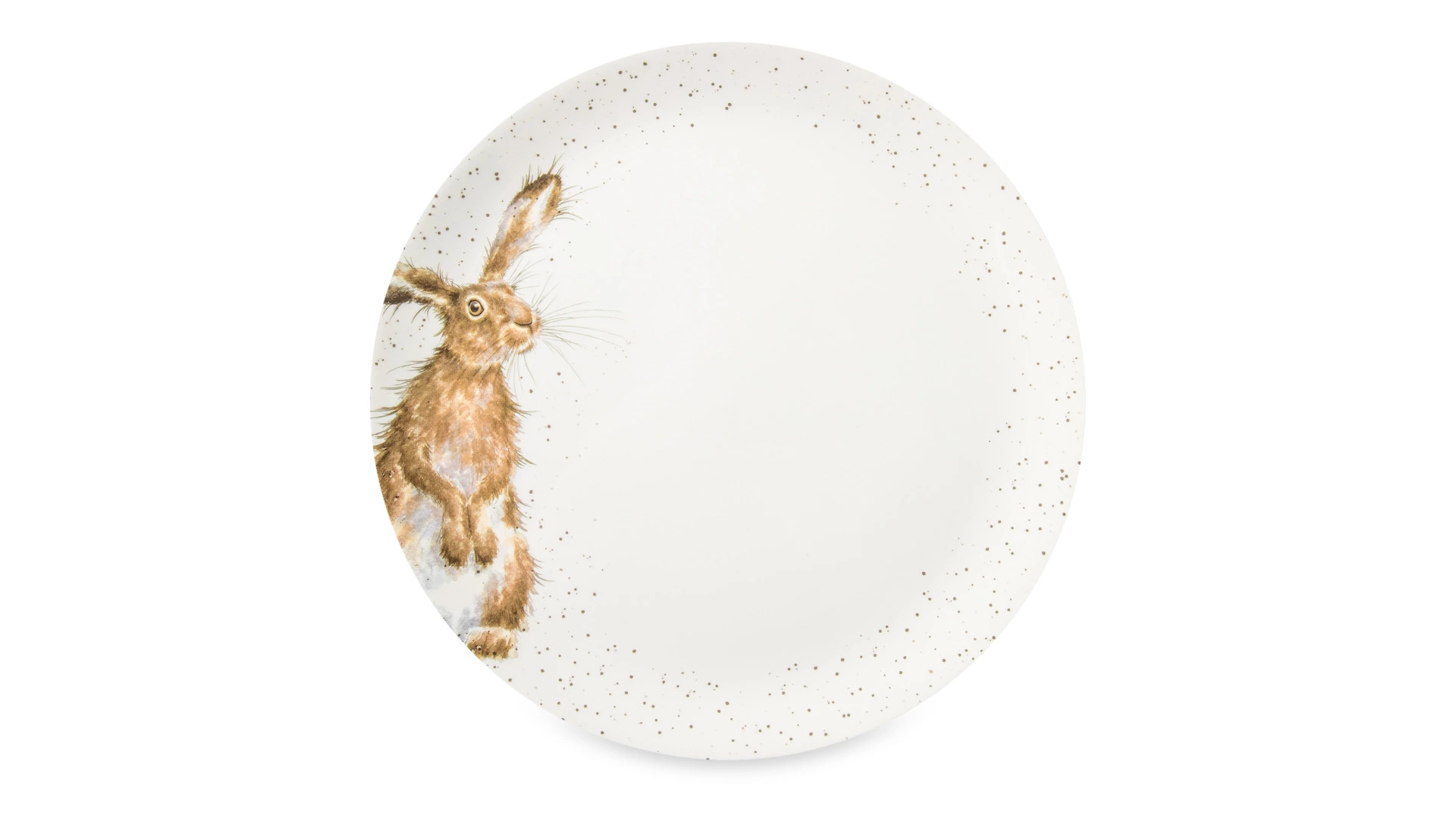 Тарелка обеденная Royal Worcester Забавная фауна Кролик 27 см, фарфор костяной