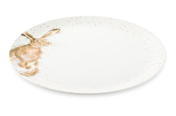 Тарелка обеденная Royal Worcester Забавная фауна Заяц 27 см