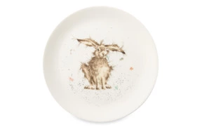 Тарелка закусочная Royal Worcester Забавная фауна Заяц 20 см, фарфор костяной