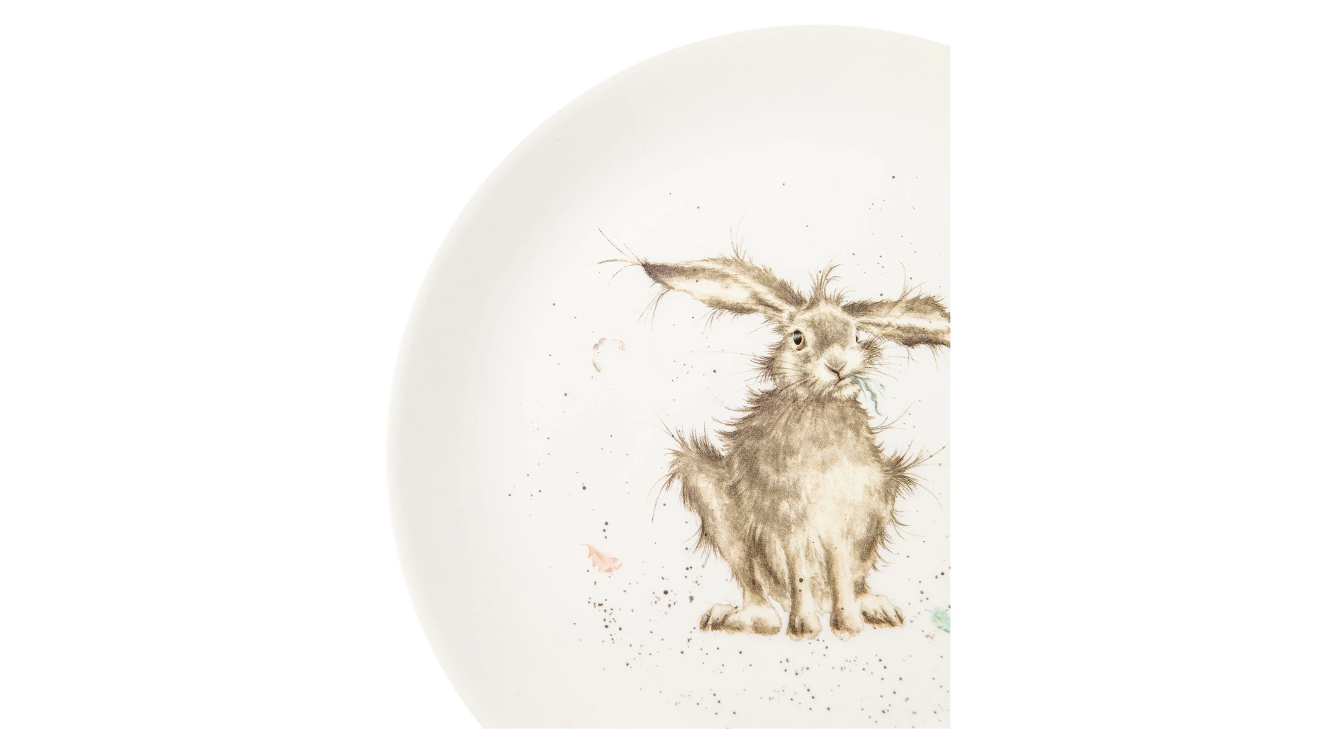 Тарелка закусочная Royal Worcester Забавная фауна Заяц 20 см, фарфор костяной