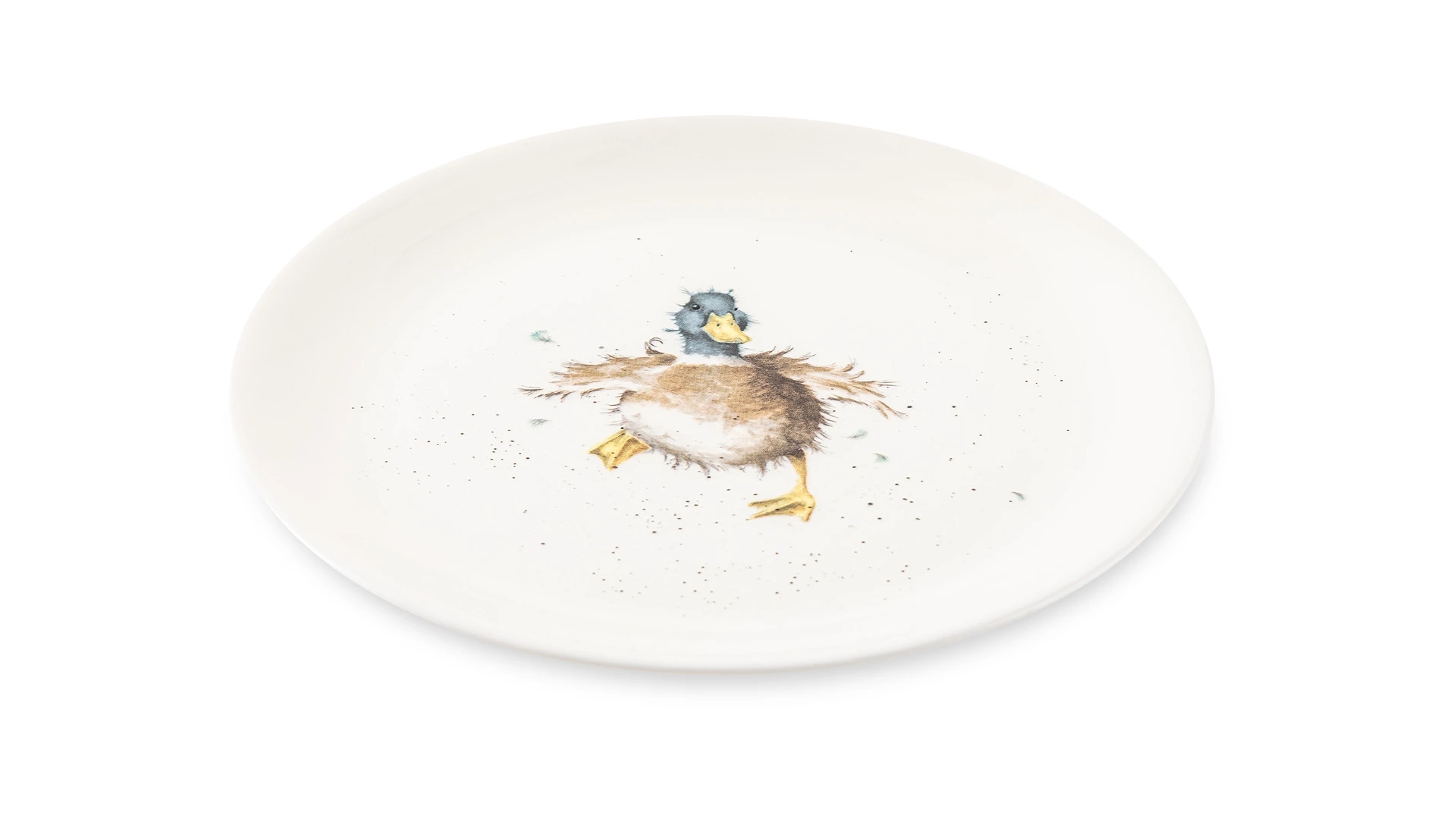 Тарелка закусочная Royal Worcester Забавная фауна Утенок 20 см, фарфор костяной