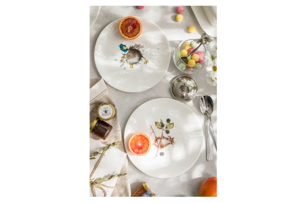 Тарелка закусочная Royal Worcester Забавная фауна Утенок 20 см, фарфор костяной