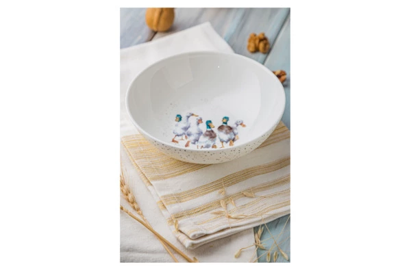 Салатник порционный Royal Worcester Забавная фауна Утки 15 см, фарфор костяной