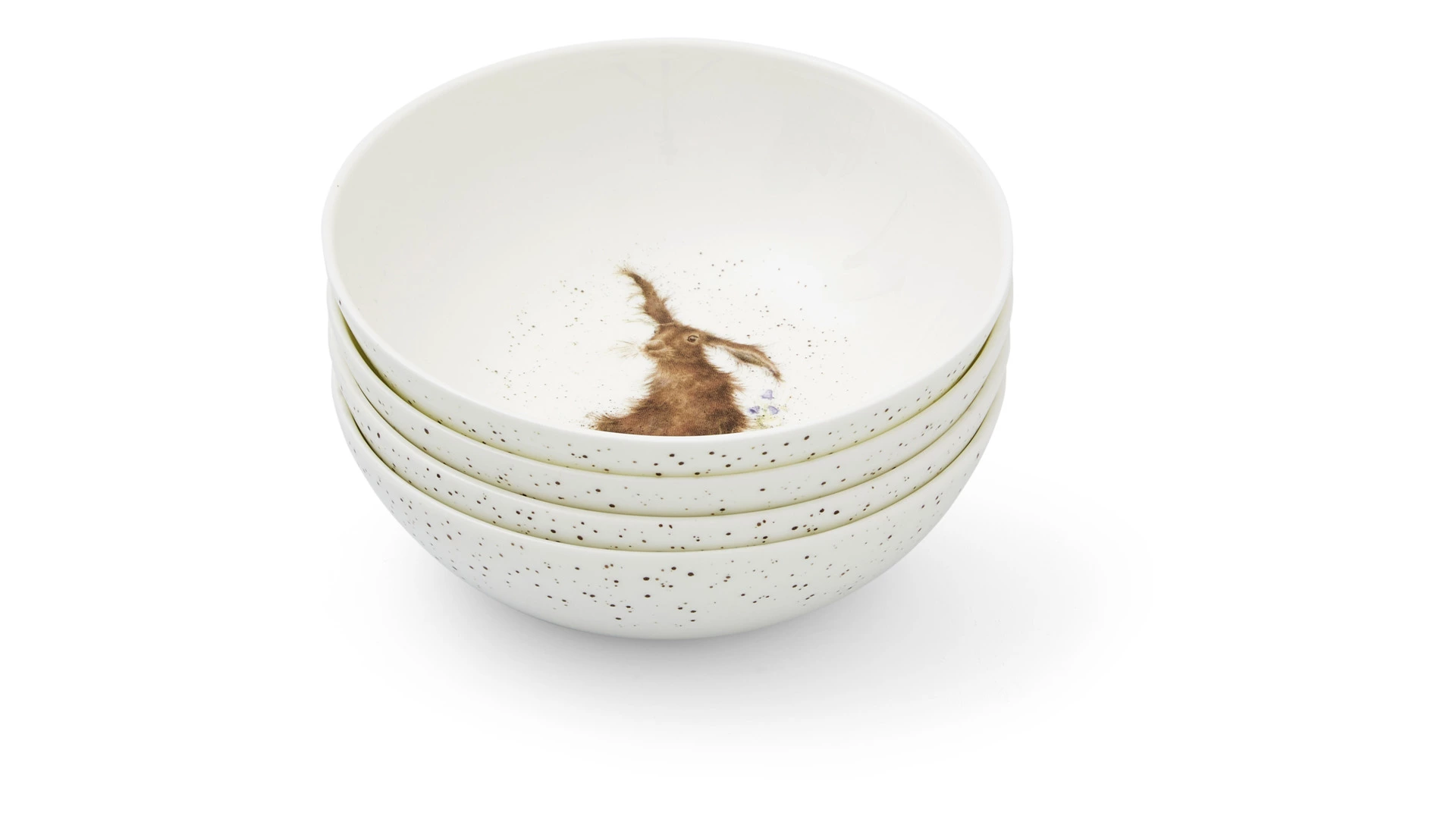 Салатник порционный Royal Worcester Забавная фауна Кролик 15 см, фарфор костяной