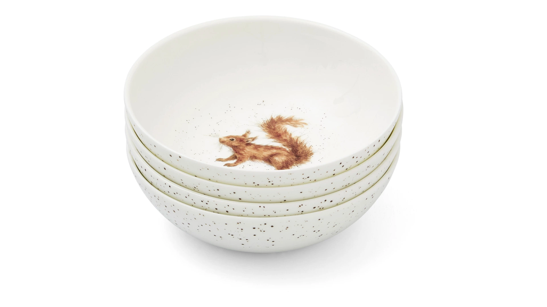 Салатник порционный Royal Worcester Забавная фауна Белка 15 см, фарфор костяной