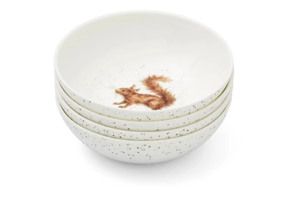 Салатник порционный Royal Worcester Забавная фауна Белка 15 см, фарфор костяной