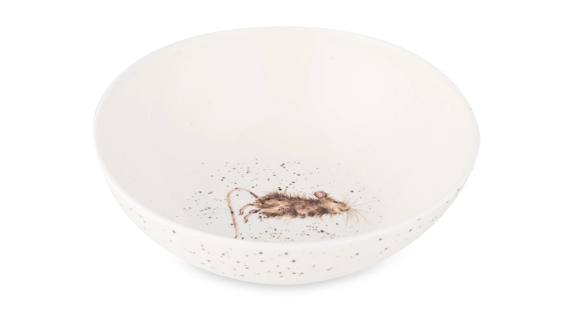 Салатник порционный Royal Worcester Забавная фауна Мышь 15 см, фарфор костяной