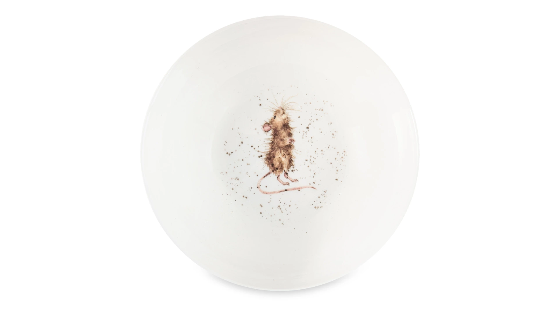 Салатник порционный Royal Worcester Забавная фауна Мышь 15 см, фарфор костяной