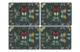 Набор плейсматов Pimpernel Ботанический сад Гармония 40х29 см, 4 шт, пробка