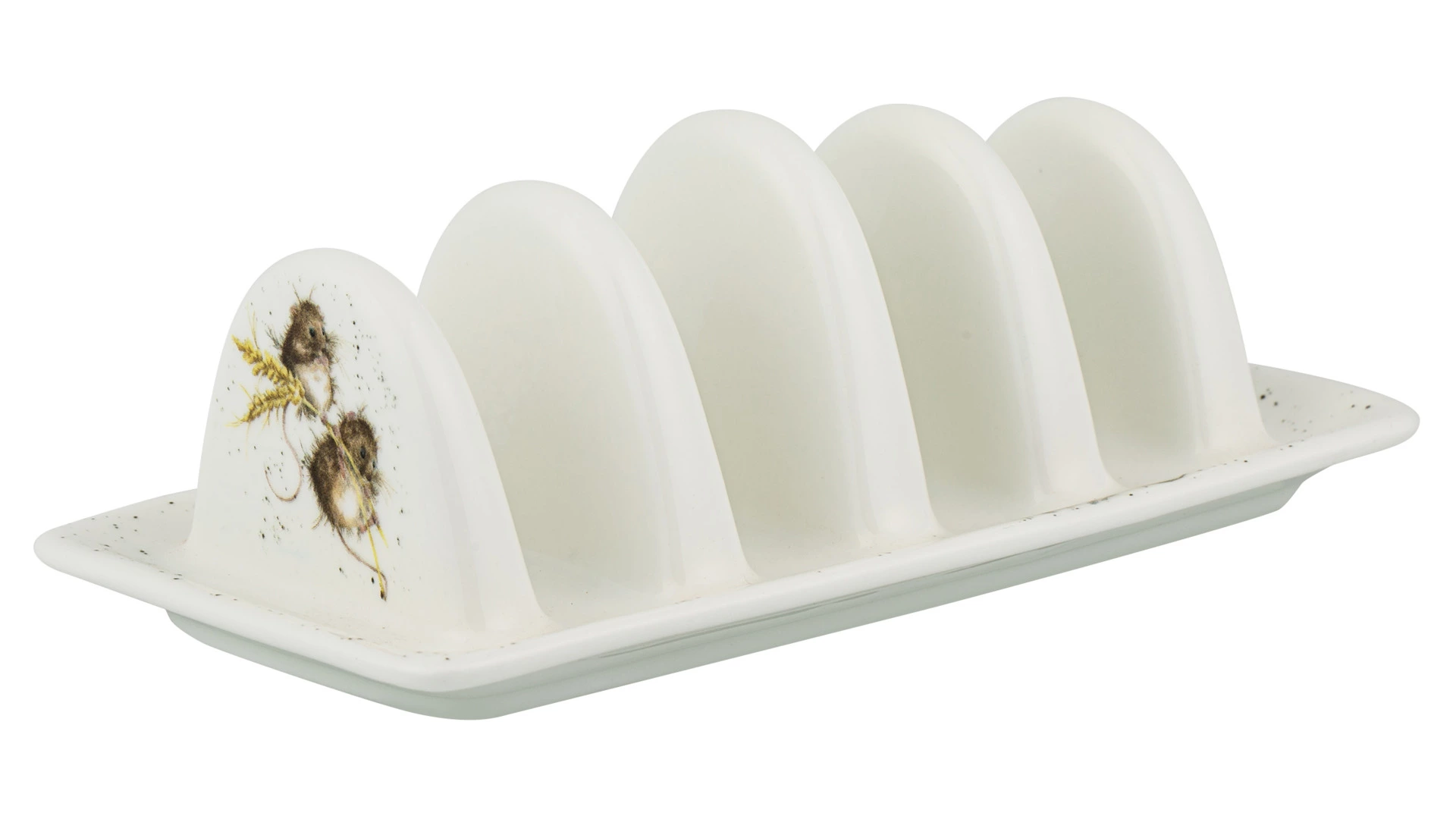 Подставка для тостов Royal Worcester Забавная фауна Мыши 19 см, фарфор костяной