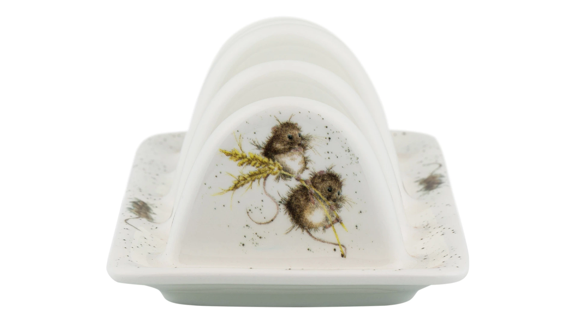 Подставка для тостов Royal Worcester Забавная фауна Мыши 19 см, фарфор костяной