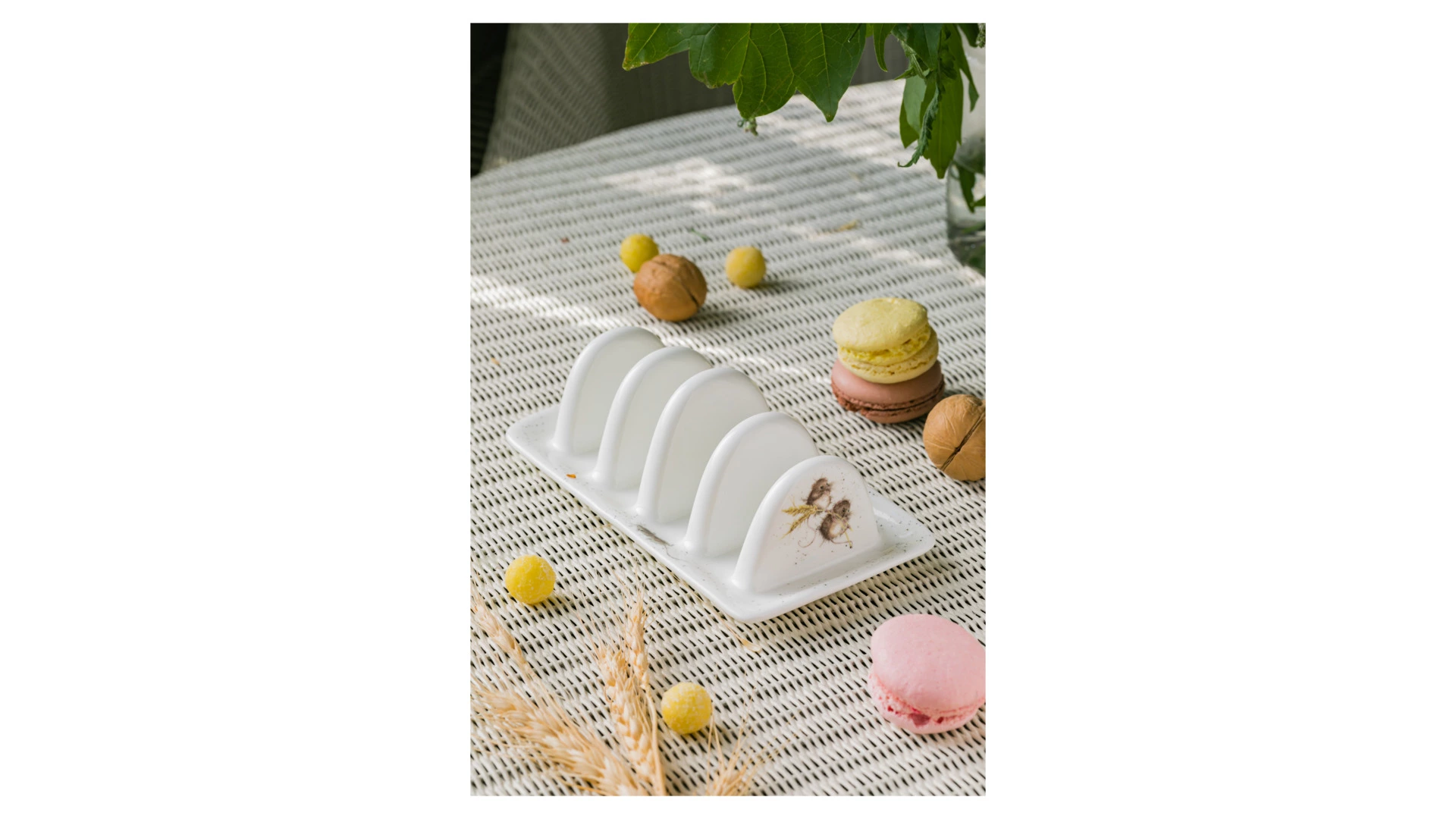 Подставка для тостов Royal Worcester Забавная фауна Мыши 19 см, фарфор костяной